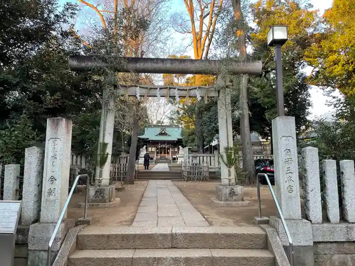 八雲氷川神社の鳥居