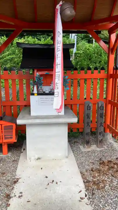 白菊大明神・白髭大明神(滋賀県)