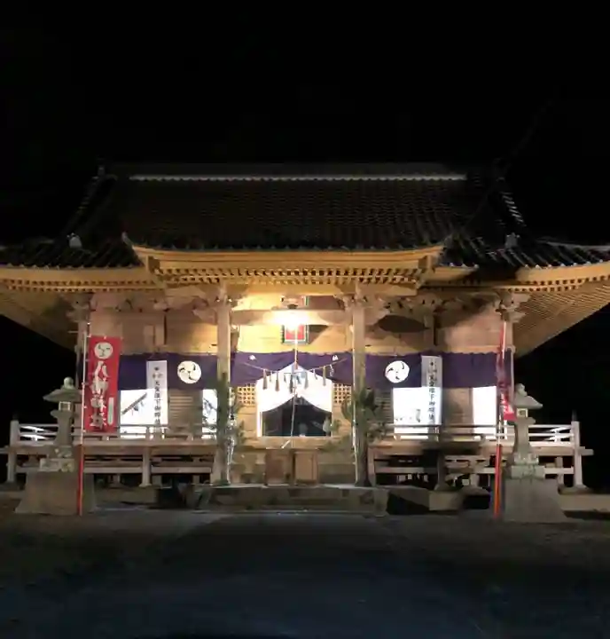 米川八幡神社の本殿・本堂