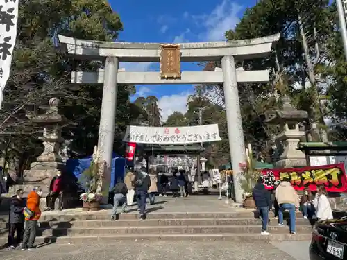 針綱神社の鳥居