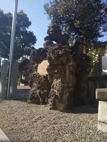 お三の宮日枝神社の狛犬