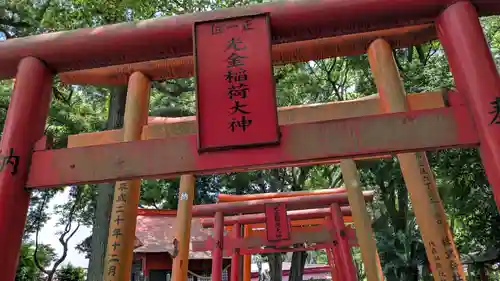 光金稲荷神社の鳥居