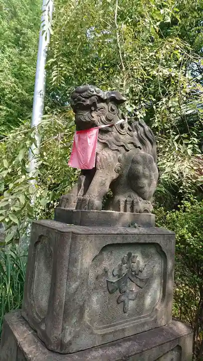 市谷亀岡八幡宮の狛犬