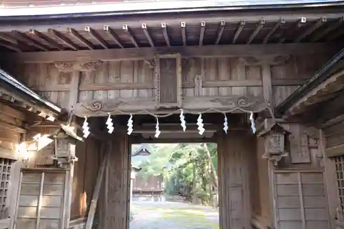 菅船神社の山門・神門