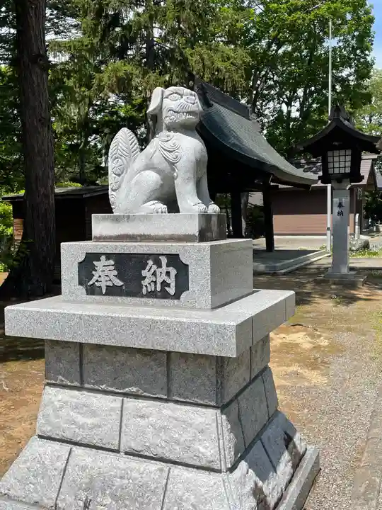鷹栖神社の狛犬