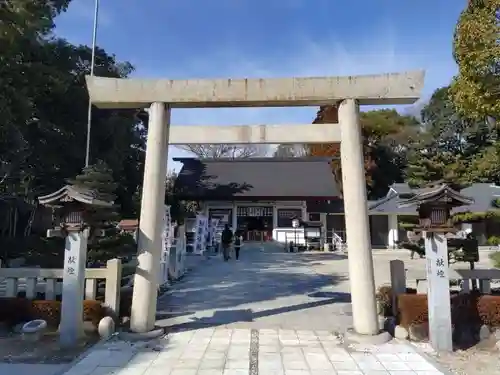 猪子石神明社の鳥居