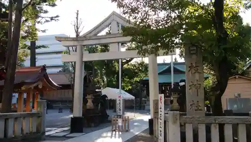 お三の宮日枝神社の鳥居