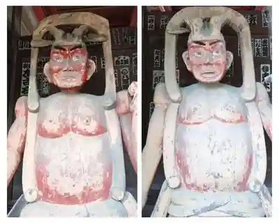 永福寺　童子堂の像