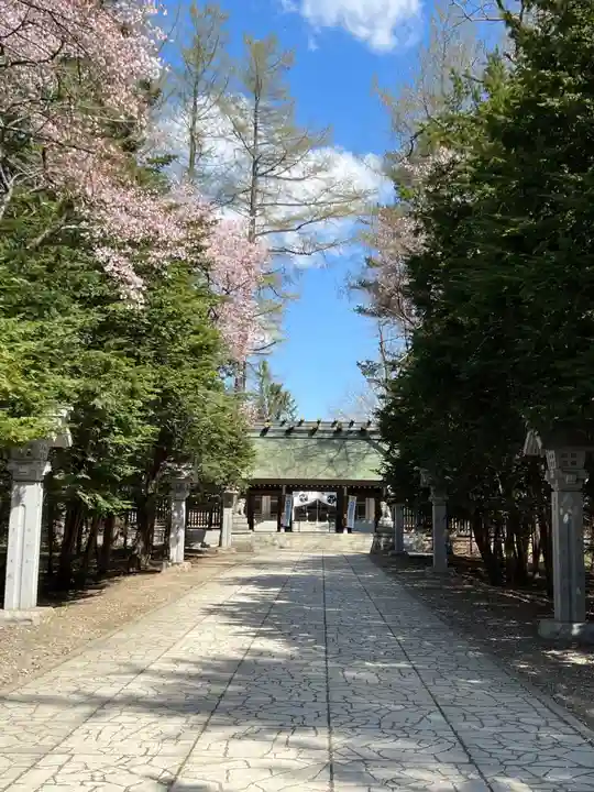帯廣神社の景色