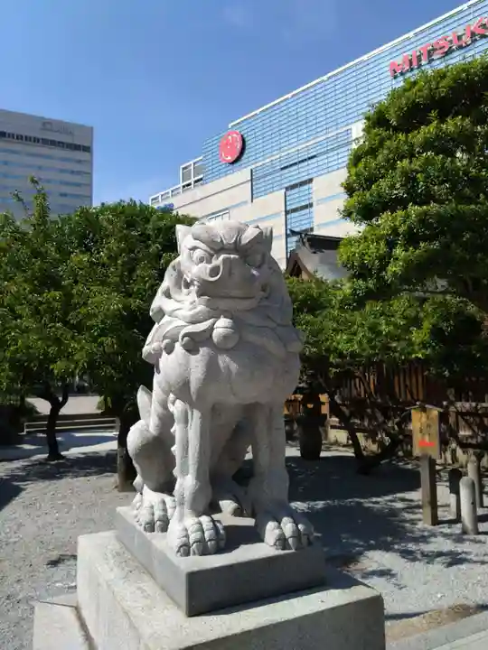 警固神社の狛犬