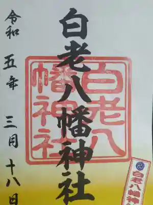 白老八幡神社の御朱印