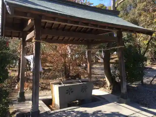 神明社（西川神明社）の手水舎