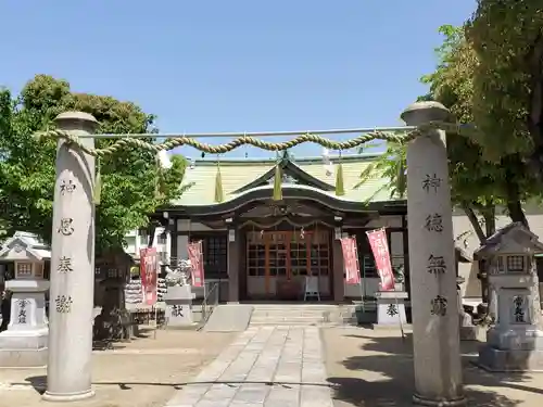 長柄八幡宮の本殿・本堂