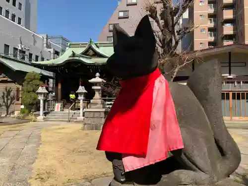 千束稲荷神社の狛犬