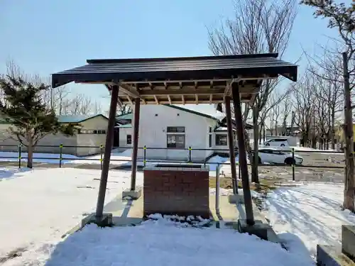 大楽毛神社の手水舎