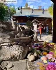 滑川神社 - 仕事と子どもの守り神の手水