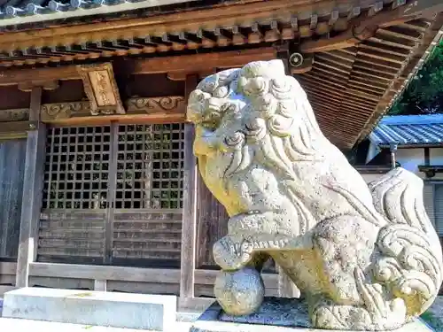 八幡社（白沢八幡神社）の狛犬