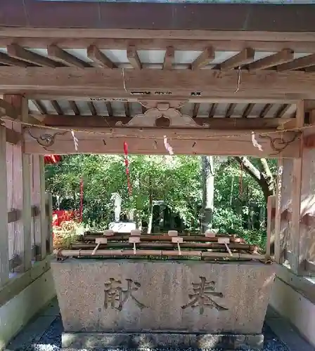 一葉稲荷神社の手水舎