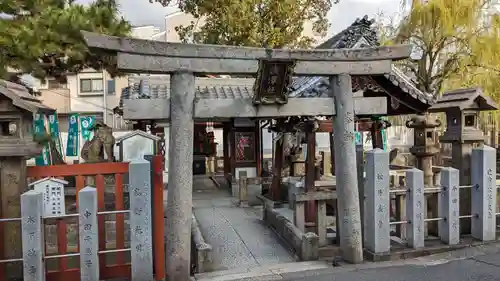 浅澤社（住吉大社境外末社）の鳥居