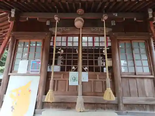 山口八幡社の本殿・本堂