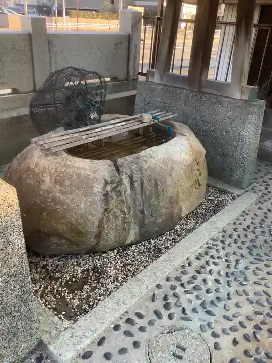 神明社(稲永)の手水舎