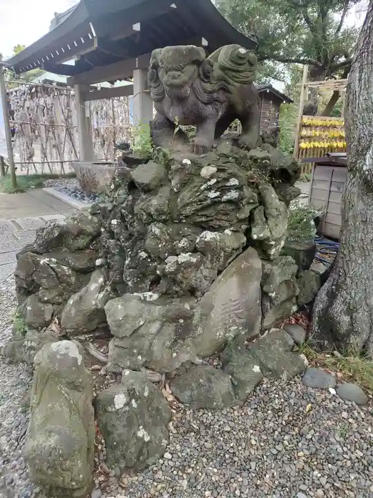 菊田神社の狛犬