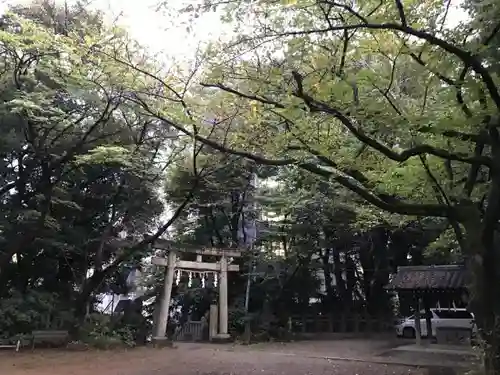 西久保八幡神社の鳥居