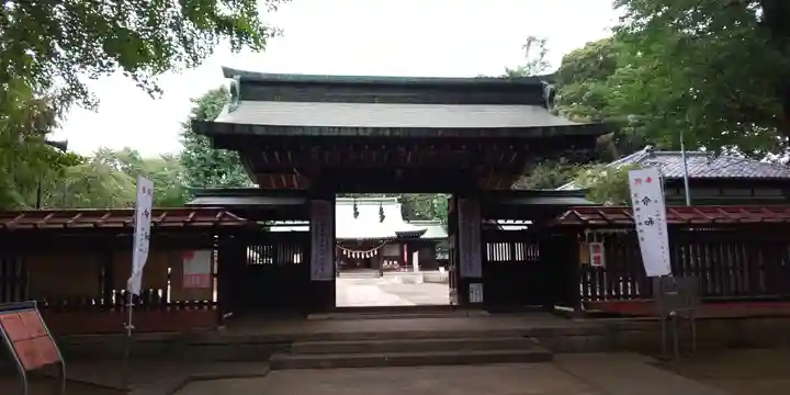 峯ヶ岡八幡神社の山門・神門