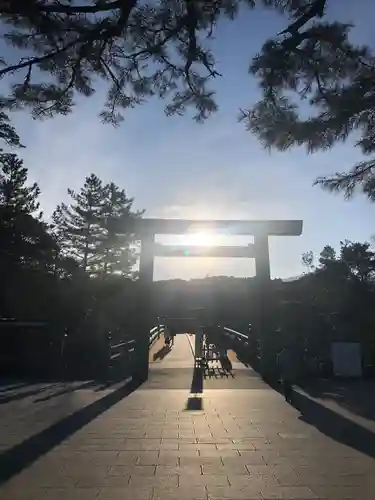 伊勢神宮内宮（皇大神宮）の鳥居