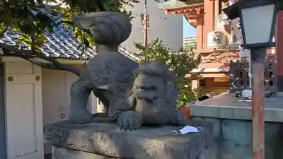 千住本氷川神社の狛犬