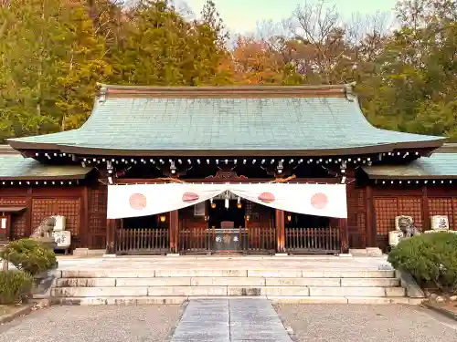 山梨縣護國神社の本殿