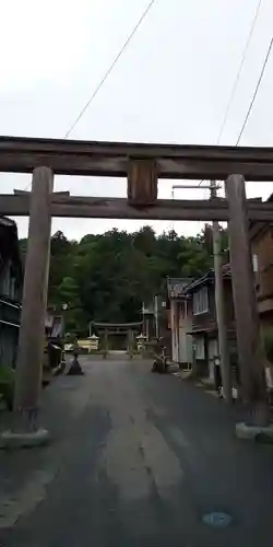 鳥海山大物忌神社吹浦口ノ宮の鳥居