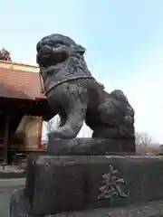 高木岡神社の狛犬