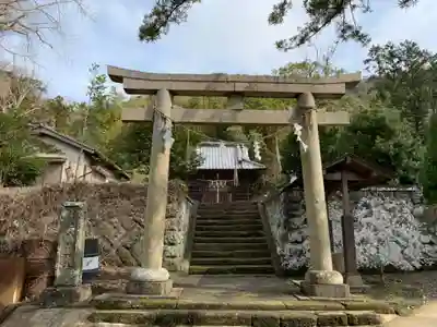 八幡神社の鳥居