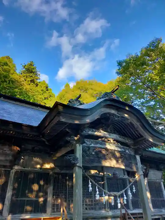 木幡山隠津島神社(二本松市)の本殿・本堂