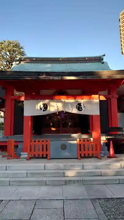麻布氷川神社の本殿・本堂