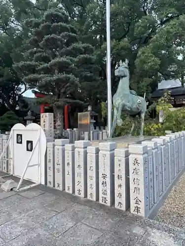 射楯兵主神社の狛犬