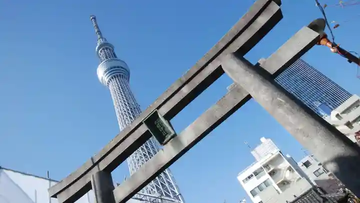押上天祖神社の鳥居