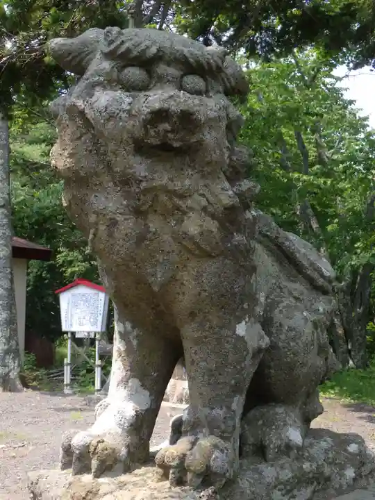 厚岸神社の狛犬