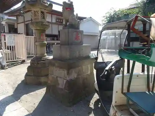 鮫州八幡神社の狛犬