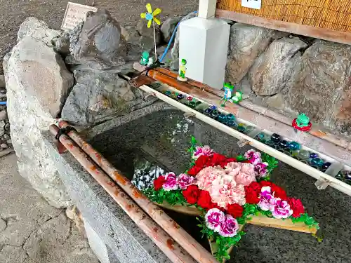 星置神社の手水舎