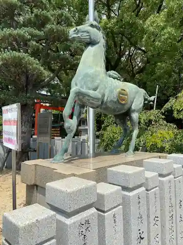 射楯兵主神社の狛犬