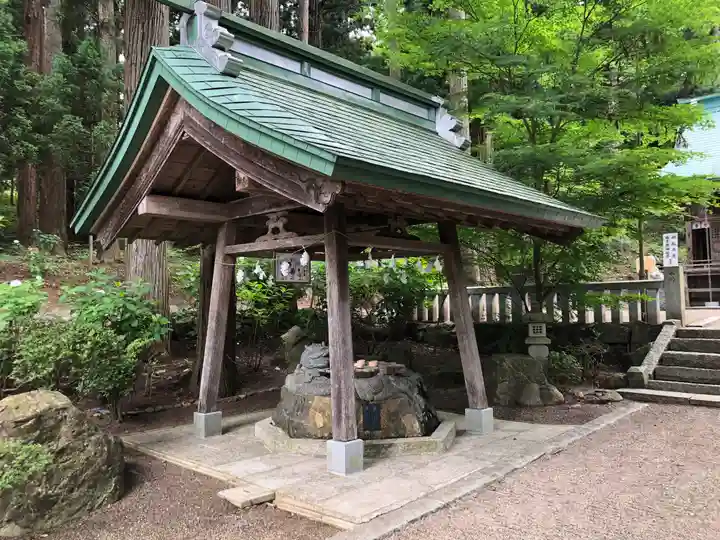 熊野神社の手水舎