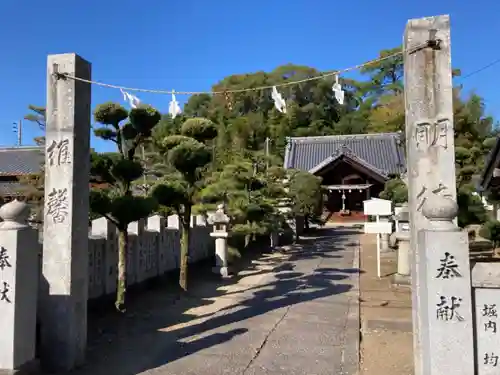 波賀部神社の本殿