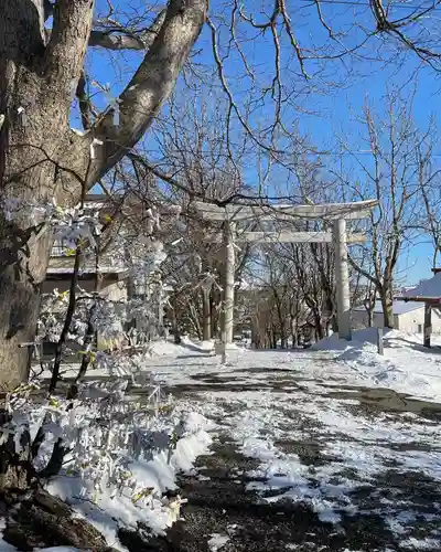 釧路一之宮 厳島神社の鳥居