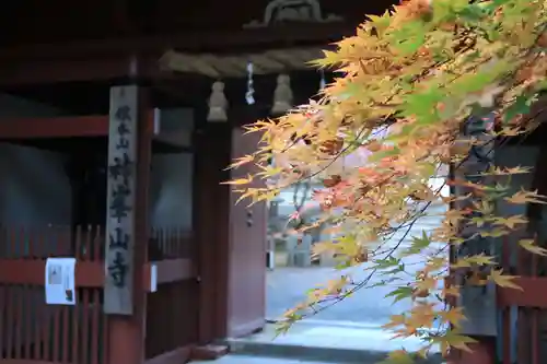 神峯山寺の山門