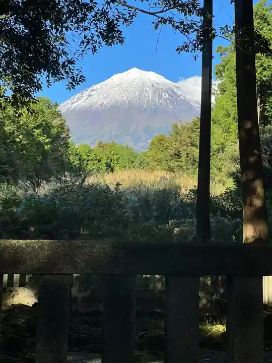山宮浅間神社の景色