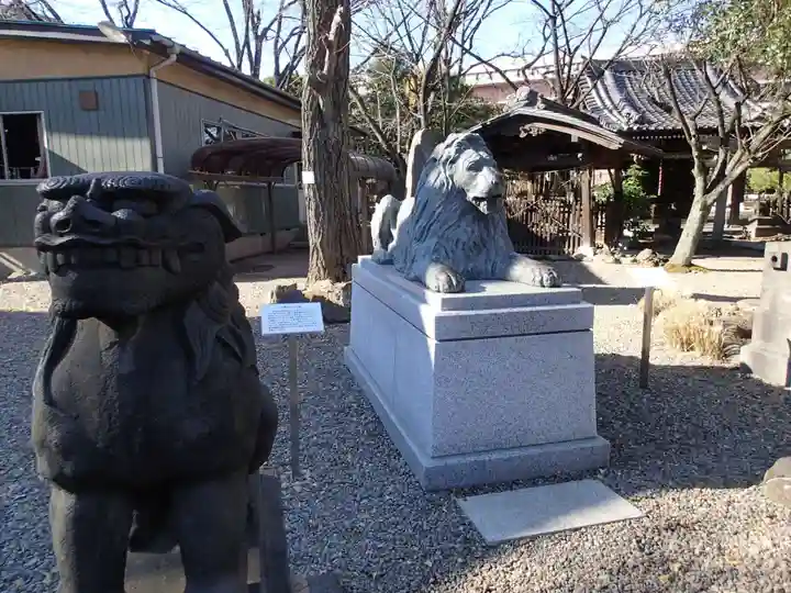 三囲神社の狛犬