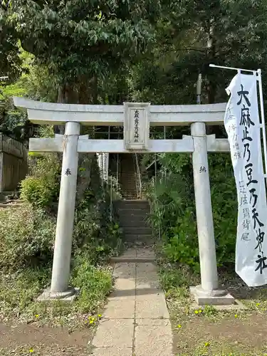 大麻止乃豆乃天神社の鳥居