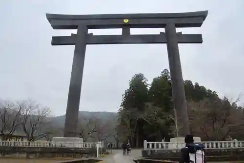 大斎原（熊野本宮大社旧社地）の鳥居